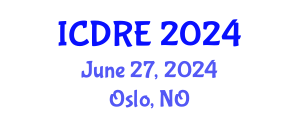 International Conference on Desalination and Renewable Energy (ICDRE) June 27, 2024 - Oslo, Norway