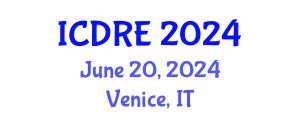 International Conference on Desalination and Renewable Energy (ICDRE) June 20, 2024 - Venice, Italy