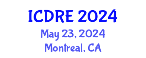 International Conference on Desalination and Renewable Energy (ICDRE) May 23, 2024 - Montreal, Canada