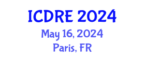 International Conference on Desalination and Renewable Energy (ICDRE) May 16, 2024 - Paris, France