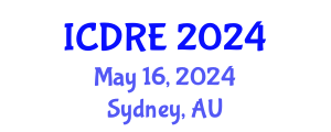 International Conference on Desalination and Renewable Energy (ICDRE) May 16, 2024 - Sydney, Australia
