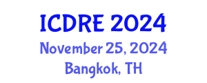 International Conference on Desalination and Renewable Energy (ICDRE) November 25, 2024 - Bangkok, Thailand