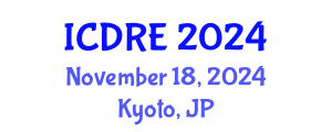 International Conference on Desalination and Renewable Energy (ICDRE) November 18, 2024 - Kyoto, Japan