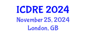 International Conference on Desalination and Renewable Energy (ICDRE) November 25, 2024 - London, United Kingdom