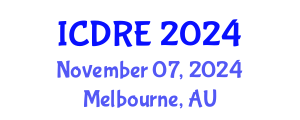 International Conference on Desalination and Renewable Energy (ICDRE) November 07, 2024 - Melbourne, Australia