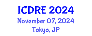 International Conference on Desalination and Renewable Energy (ICDRE) November 07, 2024 - Tokyo, Japan