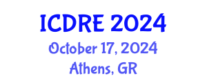 International Conference on Desalination and Renewable Energy (ICDRE) October 17, 2024 - Athens, Greece