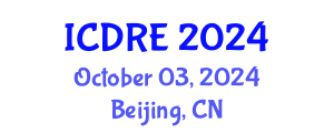 International Conference on Desalination and Renewable Energy (ICDRE) October 03, 2024 - Beijing, China