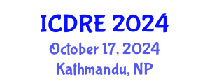 International Conference on Desalination and Renewable Energy (ICDRE) October 17, 2024 - Kathmandu, Nepal