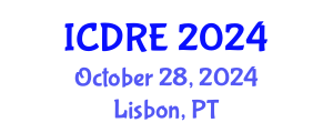 International Conference on Desalination and Renewable Energy (ICDRE) October 28, 2024 - Lisbon, Portugal