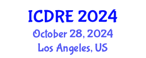 International Conference on Desalination and Renewable Energy (ICDRE) October 28, 2024 - Los Angeles, United States