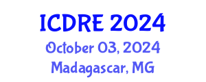 International Conference on Desalination and Renewable Energy (ICDRE) October 03, 2024 - Madagascar, Madagascar