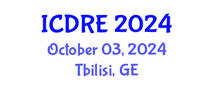 International Conference on Desalination and Renewable Energy (ICDRE) October 03, 2024 - Tbilisi, Georgia