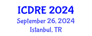 International Conference on Desalination and Renewable Energy (ICDRE) September 26, 2024 - Istanbul, Turkey