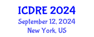International Conference on Desalination and Renewable Energy (ICDRE) September 12, 2024 - New York, United States