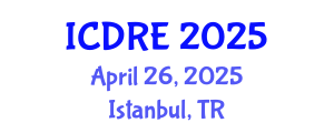 International Conference on Desalination and Renewable Energy (ICDRE) April 26, 2025 - Istanbul, Turkey