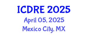 International Conference on Desalination and Renewable Energy (ICDRE) April 05, 2025 - Mexico City, Mexico