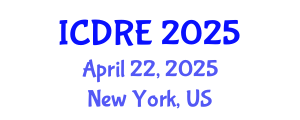 International Conference on Desalination and Renewable Energy (ICDRE) April 22, 2025 - New York, United States