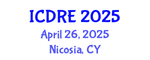 International Conference on Desalination and Renewable Energy (ICDRE) April 26, 2025 - Nicosia, Cyprus
