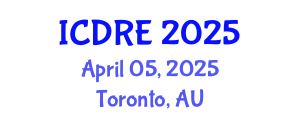 International Conference on Desalination and Renewable Energy (ICDRE) April 05, 2025 - Toronto, Australia