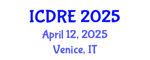 International Conference on Desalination and Renewable Energy (ICDRE) April 12, 2025 - Venice, Italy