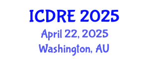 International Conference on Desalination and Renewable Energy (ICDRE) April 22, 2025 - Washington, Australia