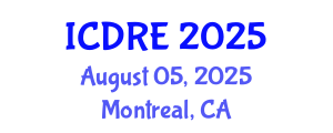 International Conference on Desalination and Renewable Energy (ICDRE) August 05, 2025 - Montreal, Canada