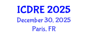 International Conference on Desalination and Renewable Energy (ICDRE) December 30, 2025 - Paris, France