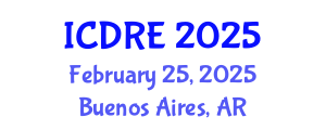 International Conference on Desalination and Renewable Energy (ICDRE) February 25, 2025 - Buenos Aires, Argentina
