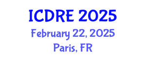 International Conference on Desalination and Renewable Energy (ICDRE) February 22, 2025 - Paris, France