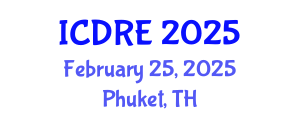 International Conference on Desalination and Renewable Energy (ICDRE) February 25, 2025 - Phuket, Thailand