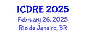 International Conference on Desalination and Renewable Energy (ICDRE) February 26, 2025 - Rio de Janeiro, Brazil