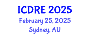 International Conference on Desalination and Renewable Energy (ICDRE) February 25, 2025 - Sydney, Australia