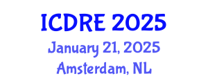 International Conference on Desalination and Renewable Energy (ICDRE) January 21, 2025 - Amsterdam, Netherlands
