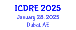 International Conference on Desalination and Renewable Energy (ICDRE) January 28, 2025 - Dubai, United Arab Emirates