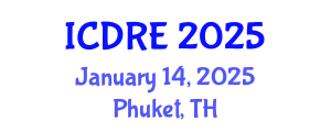 International Conference on Desalination and Renewable Energy (ICDRE) January 14, 2025 - Phuket, Thailand