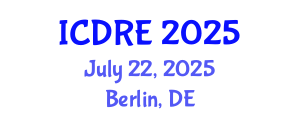 International Conference on Desalination and Renewable Energy (ICDRE) July 22, 2025 - Berlin, Germany