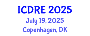 International Conference on Desalination and Renewable Energy (ICDRE) July 19, 2025 - Copenhagen, Denmark