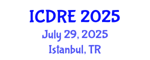 International Conference on Desalination and Renewable Energy (ICDRE) July 29, 2025 - Istanbul, Turkey