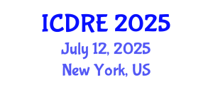 International Conference on Desalination and Renewable Energy (ICDRE) July 12, 2025 - New York, United States