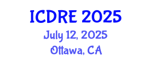 International Conference on Desalination and Renewable Energy (ICDRE) July 12, 2025 - Ottawa, Canada