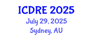 International Conference on Desalination and Renewable Energy (ICDRE) July 29, 2025 - Sydney, Australia