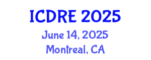 International Conference on Desalination and Renewable Energy (ICDRE) June 14, 2025 - Montreal, Canada