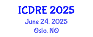 International Conference on Desalination and Renewable Energy (ICDRE) June 24, 2025 - Oslo, Norway