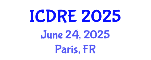 International Conference on Desalination and Renewable Energy (ICDRE) June 24, 2025 - Paris, France