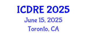 International Conference on Desalination and Renewable Energy (ICDRE) June 15, 2025 - Toronto, Canada
