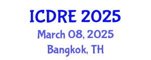 International Conference on Desalination and Renewable Energy (ICDRE) March 08, 2025 - Bangkok, Thailand