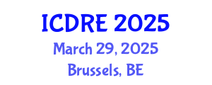 International Conference on Desalination and Renewable Energy (ICDRE) March 29, 2025 - Brussels, Belgium