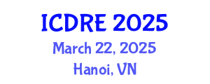 International Conference on Desalination and Renewable Energy (ICDRE) March 22, 2025 - Hanoi, Vietnam