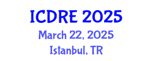 International Conference on Desalination and Renewable Energy (ICDRE) March 22, 2025 - Istanbul, Turkey